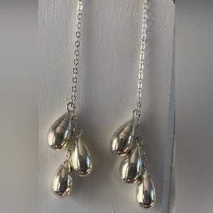 Sterling Silver Threader Dangle Earrings